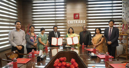 VILLA COLLEGE SIGNS MOU WITH CHITKARA UNIVERSITY OF INDIA