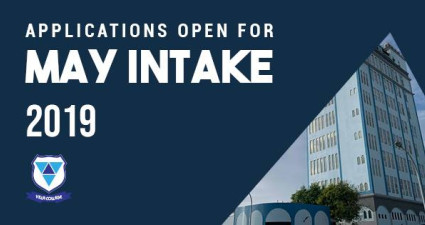 APPLICATION FOR THE MAY 2019 INTAKE IS NOW OPEN!