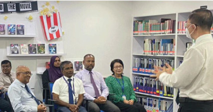 DONATION OF BOOKS AND COMPUTERS BY THE CHINESE EMBASSY