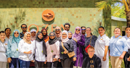 TOURISM & MANAGEMENT STUDENTS OF VILLA COLLEGE VISITED OZEN RESERVE BOLIFUSHI