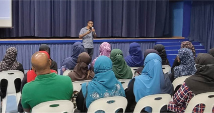 A PARENTING SESSION HELD FOR THE PARENTS OF H.DH.ATOLL & JALAALUDHEEN SCHOOL BY THE FACULTY OF EDUCATIONAL STUDIES OF VILLA COLLEGE