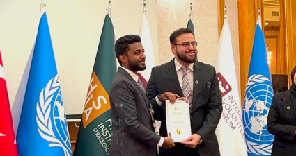 A VILLA COLLEGE STUDENT REPRESENTS MALDIVES AT THE 2ND EDITION OF THE INTERNATIONAL VOLUNTEER FORUM 2023